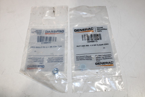 Generac G049813 Nuts/Bolts/Screws/Washers Generac G049813 Nuts/Bolts/Screws/Washers