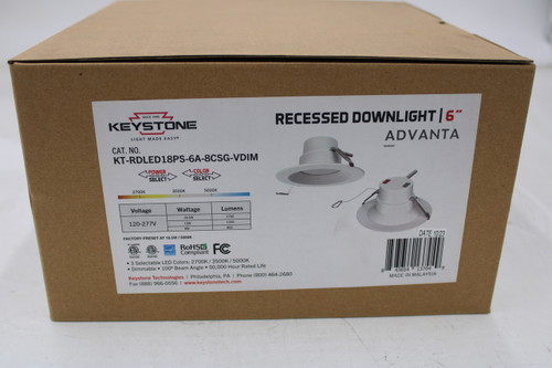 Keystone KT-RDLED18PS-6A-8CSG-VDIM LED Lighting
