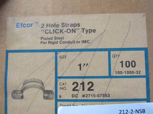 Efcor 212-2 Strut Channel/Mounting/Straps