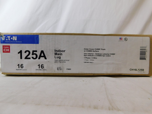 Eaton CH16L125B Loadcenters and Panelboards