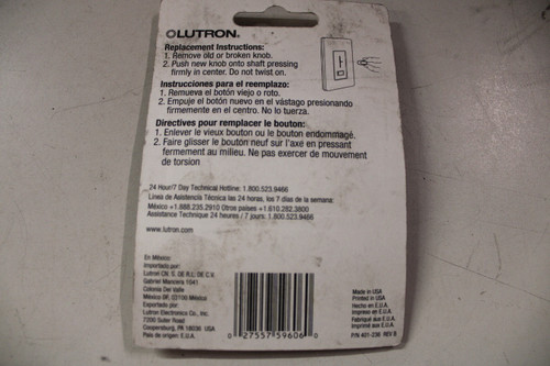 Lutron Electronics SK-LA Fan Control Standard Knob