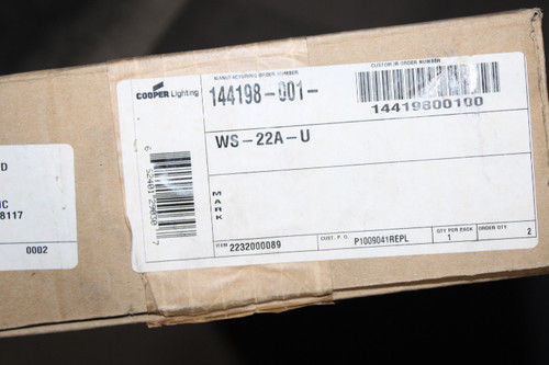 Cooper WS-22A-U Other Lighting Fixtures/Trim/Accessories EA