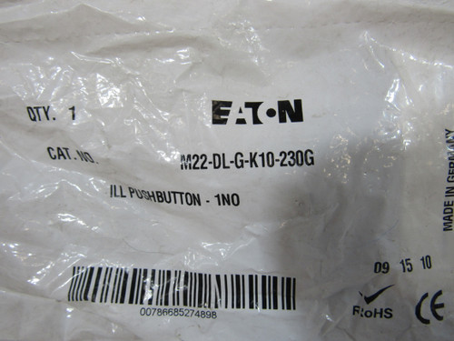 Eaton M22-DL-G-K10-230G Pushbuttons