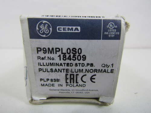 P9MPL0S0 Pushbuttons Illuminated