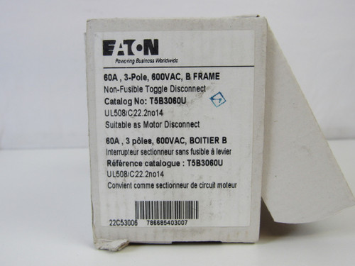 Eaton T5B3060U Disconnect Switches