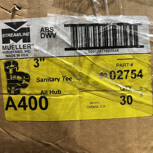 MUELLER INDUSTRIES 02754 Other Plumbing Fixtures