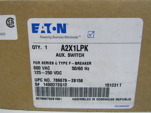 Eaton A2X1LPK Other Sensors and Switches 600V EA