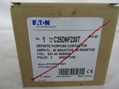Eaton C25DNF230T Definite Purpose Contactors