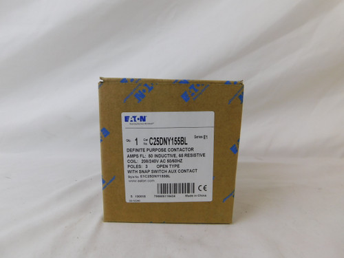 Eaton C25DNY155BL Definite Purpose Contactors