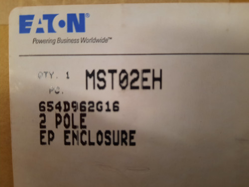 Eaton MST02EH Manual Starters