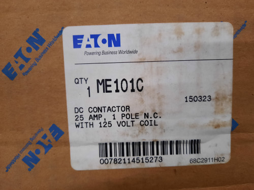 Eaton ME101C Definite Purpose Contactors 25A 600V 1NC