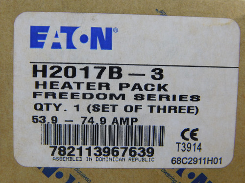 Eaton H2017B-3 Heater Packs and Elements