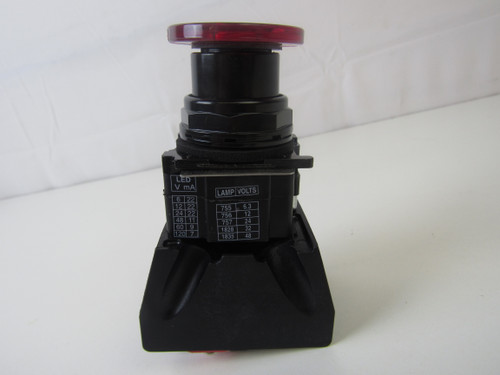 Eaton E34EX864RD2A Pushbuttons Illuminated 120V 1NO 1NC 3 Position Red Push/Pull LED
