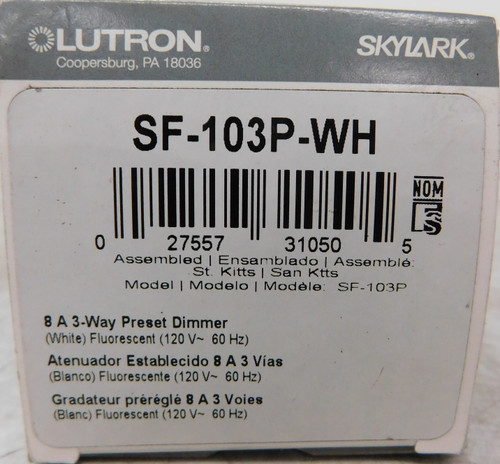 Lutron SF-103P-WH Other Sensors and Switches