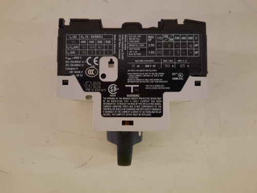 Eaton XTPR020BC1 Manual Motor Protectors
