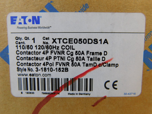 Eaton XTCE050DS1A Molded Case Breakers (MCCBs)