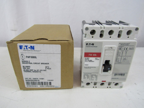 Eaton FWF3080L Molded Case Breakers (MCCBs)