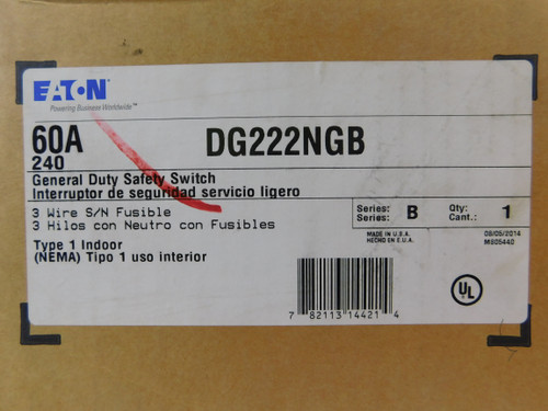 Eaton DG222NGB General Duty Safety Switches