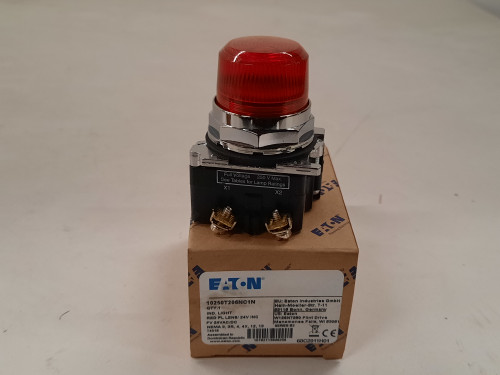 Eaton 10250T206NC1N Indicating Lights Incandescent 24V Red EA NEMA 3/3R/4/4X/12/13