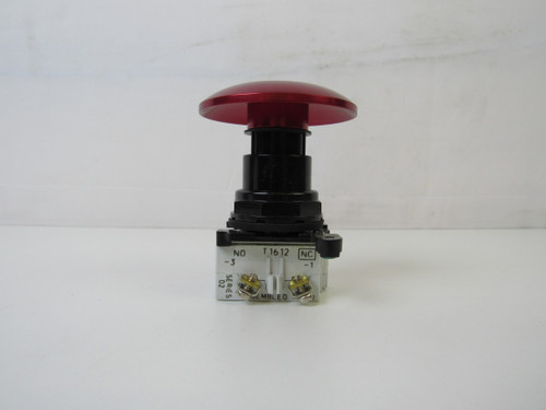 Eaton E34GDBJ2-1X Pushbuttons Non-Illuminated 1NO 1NC 2 Position Red Push/Pull Maintained Jumbo Mushroom Head
