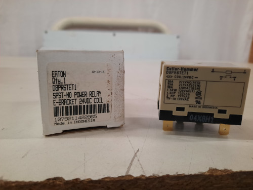 Eaton D8PR6TET1 Relays PCB/ Plug-in Relay 1P 30A 24V 50/60Hz