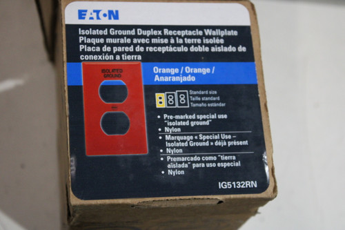 Eaton IG5132RN-F-L Wallplates and Accessories