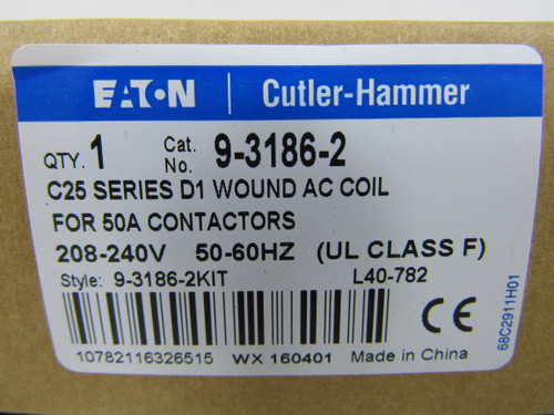 Eaton 9-3186-2 Coils