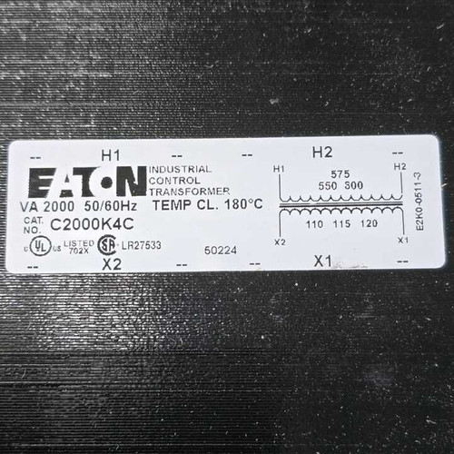 Eaton C2000K4C Control Transformers
