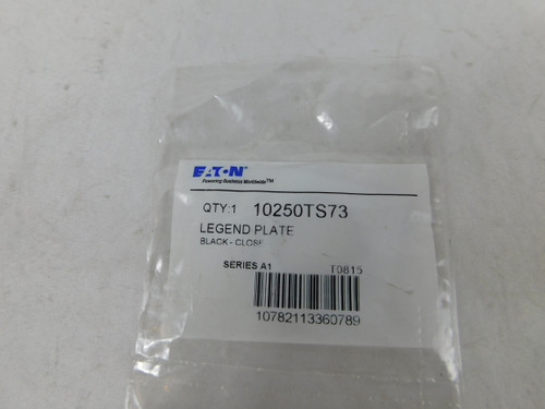 Eaton 10250TS73 Contact Blocks and Other Accessories Black EA CLOSE