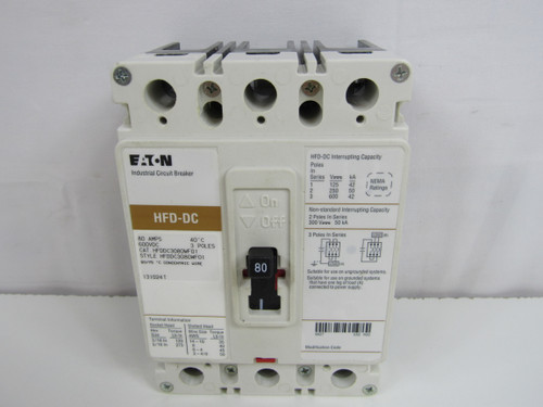 Eaton HFDDC3080WF01 Molded Case Breakers (MCCBs)