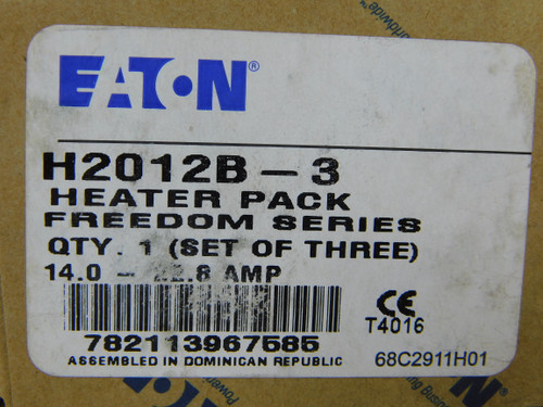 Eaton H2012B-3 Heater Packs and Elements