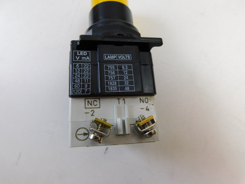 Eaton E34FPB297LYP2D Pilot Lights Prestest Light 120V Yellow Corrosion Resistant