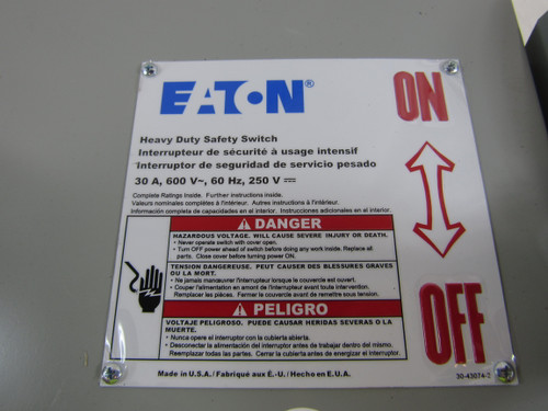 Eaton DH361NRKJ Safety Switches