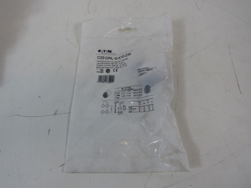 Eaton C22-DRL-G-K10-230 Pushbuttons