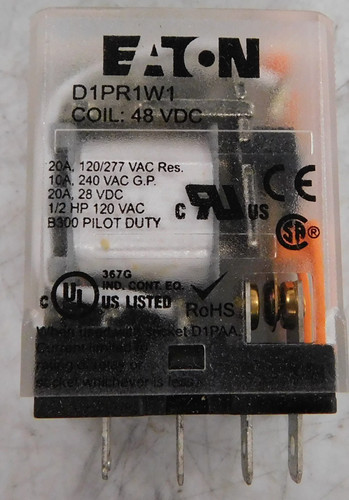 Eaton D1PR1W1 Relays 48V