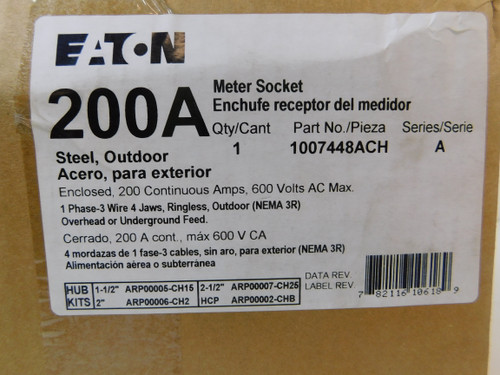 Eaton 1007448ACH Meter Sockets