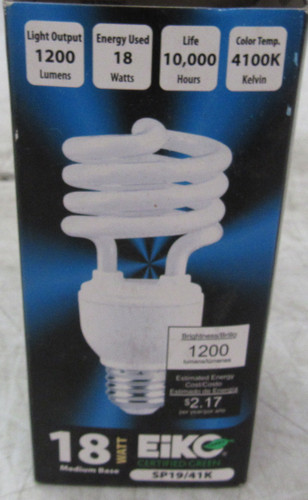 Eiko Ltd. SP19/41K Fluorescent Bulbs