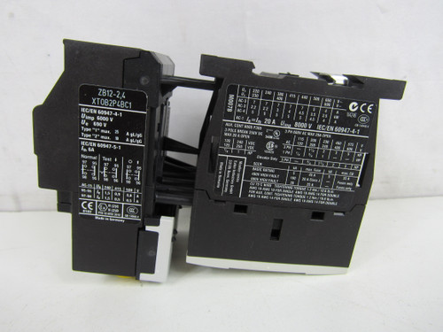 Eaton XTAE007B10A2P4 Starters 3P 7A 120V 50/60Hz B Frame 1NO