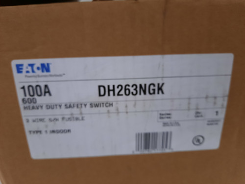 Eaton DH263NGK Heavy Duty Safety Switches
