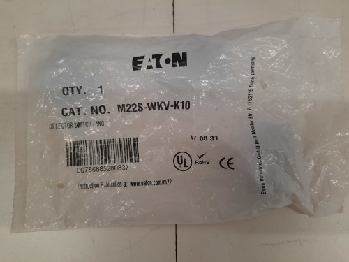Eaton M22S-WKV-K10 Selector Switches