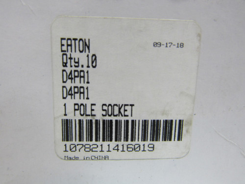 Eaton D4PA1 Relay Accessories