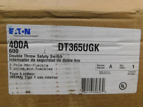 Eaton DT365UGK Safety Switches