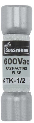 Bussmann KTK-1/2 Small Dimension Fuses