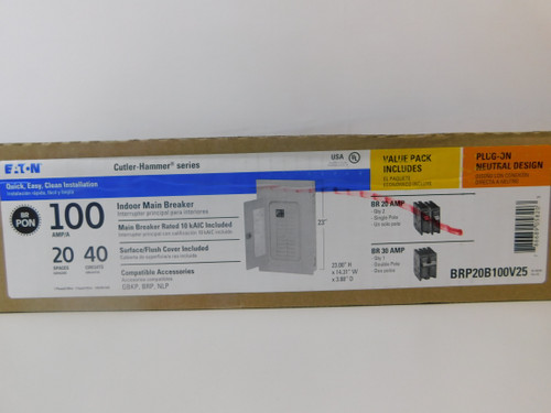 Eaton BRP20B100V25 Loadcenters and Panelboards
