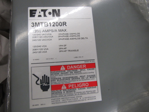 Eaton 3MTB1200R Meter Main Terminal Box
