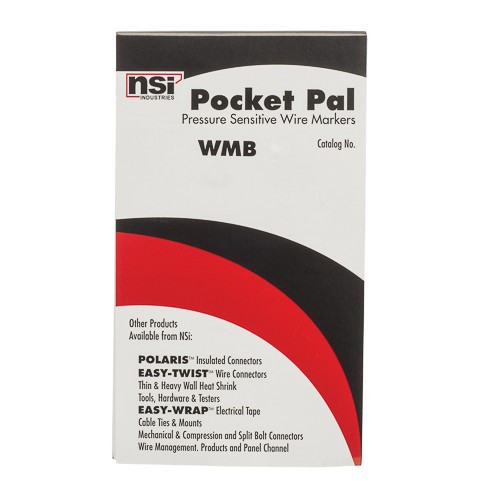 NSi Industries WMB-10 Wire Marker Book (Repackaged) NSi Industries WMB-10 Wire Marker Book (Repackaged)