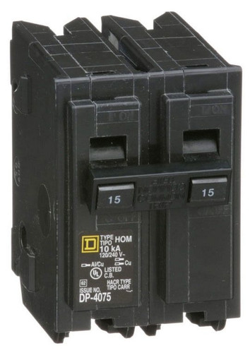 Square D HOM215 Miniature Circuit Breakers MCBs