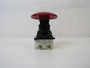 Eaton E34GDBJ2-1X Pushbuttons Non-Illuminated 1NO 1NC 2 Position Red Push/Pull Maintained Jumbo Mushroom Head