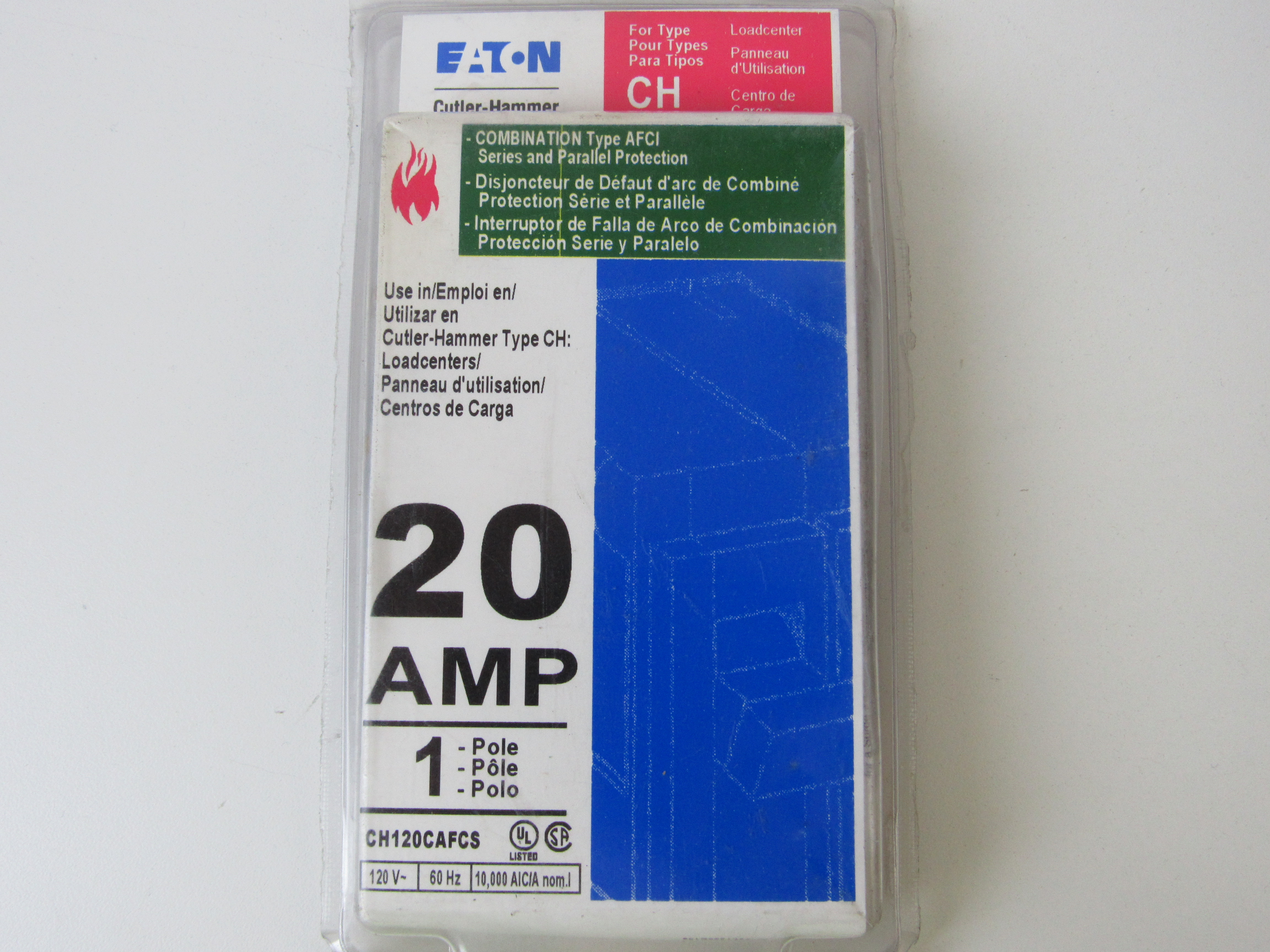 Eaton CH120CAFCS Miniature Circuit Breakers MCBs
