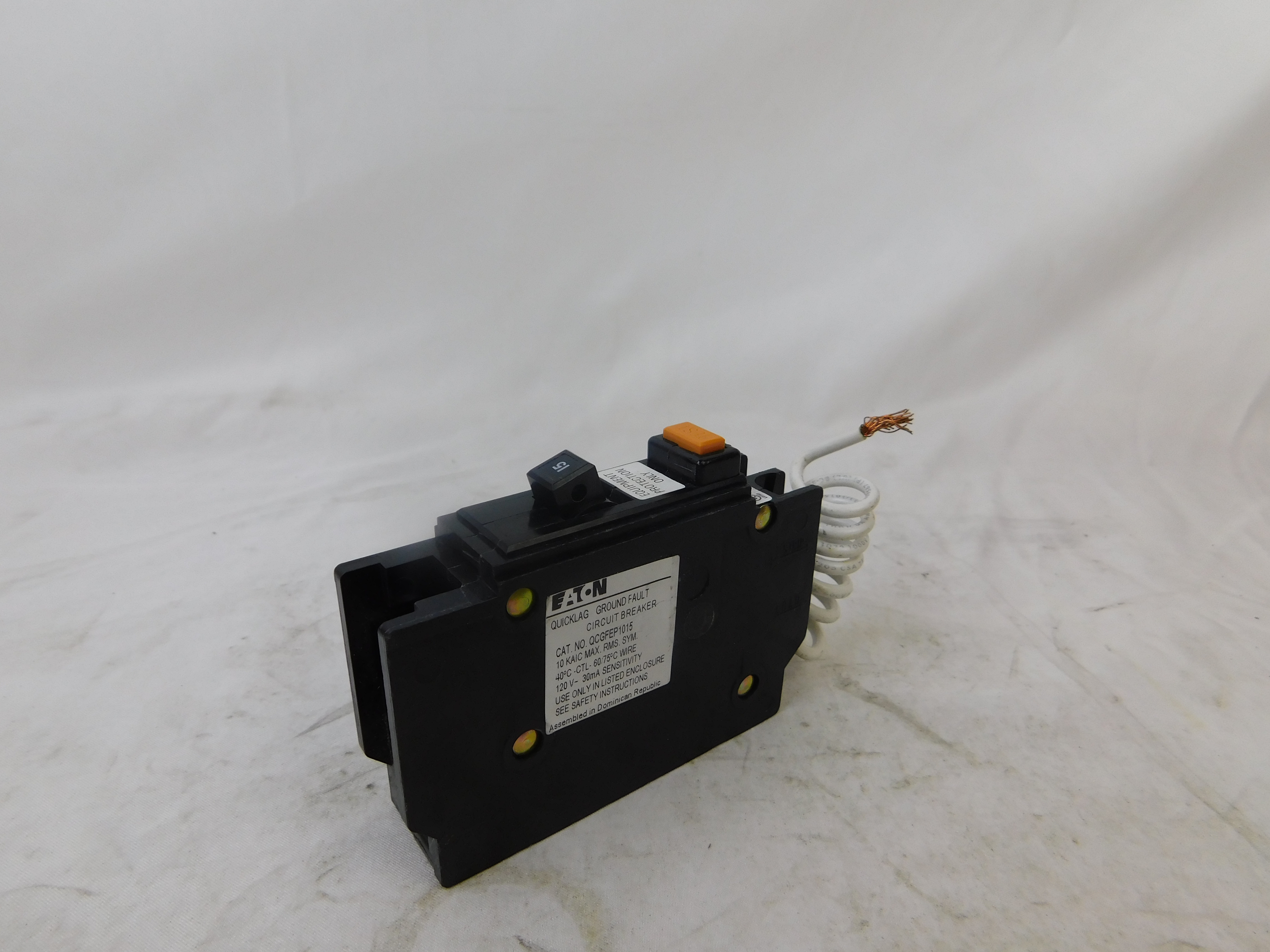 Eaton QCGFEP1015 Industrial Ground Fault Circuit Breaker (Repackaged)